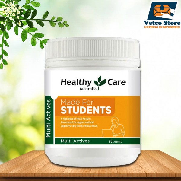 Viên uống Healthy Care MultiActives Made for Students 60 viên